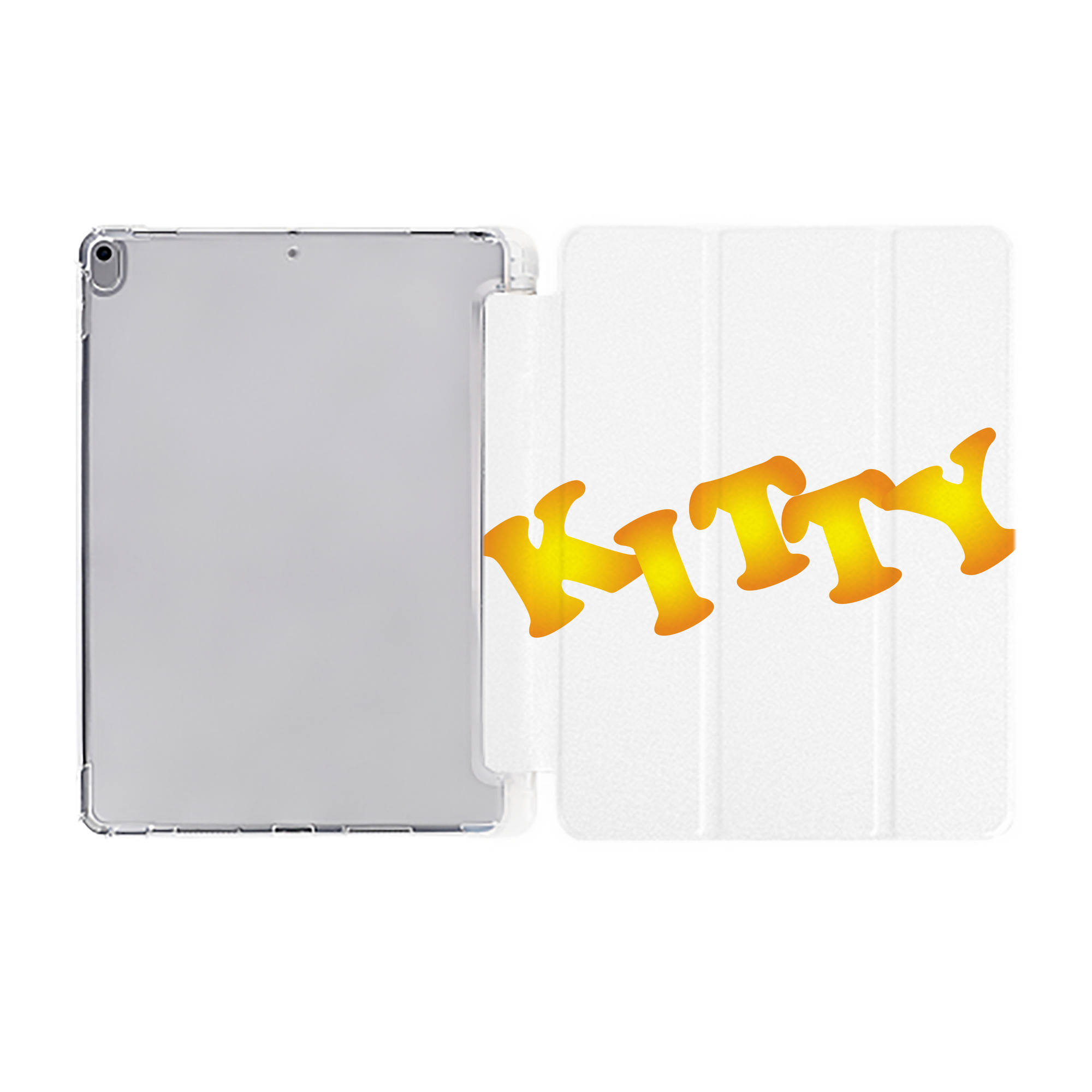 （画像用） Hello Kitty ハローキティ IPad ケース ペン収納付き 三つ折りスタンド PUレザー×シリコン 対応機種9.5/10.5/10.9インチ